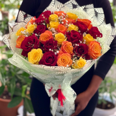 Petal Symphony, flower bouquet by Lovebug Florist Lagos