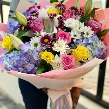 Garden Whisper, centerpiece by Lovebug Florist Lagos