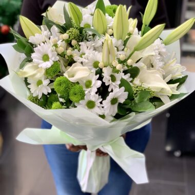 Velvet Dawn, flower bouquet by Lovebug Florist Lagos