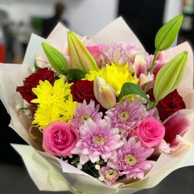 Morning Dew, flower bouquet by Lovebug Florist Lagos
