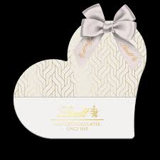 Lindt Pick and Mix White Heart Box 150g, chocolate gift by Lovebug Florist Lagos