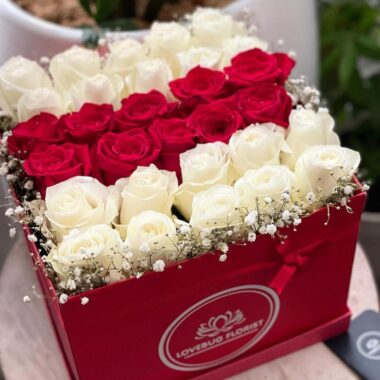 Timeless Grace, centerpiece by Lovebug Florist Lagos