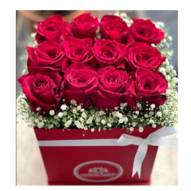 Pure Desire, red rose bouquet by Lovebug Florist Lagos