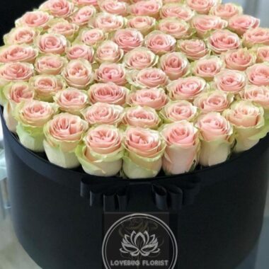 Velvet Monarch, boxed flowers by Lovebug Florist Lagos