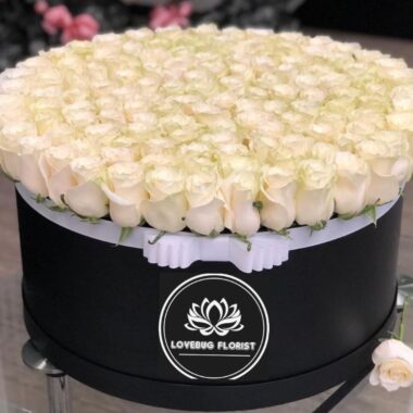 Lagos Royale, luxury rose arrangement by Lovebug Florist Lagos