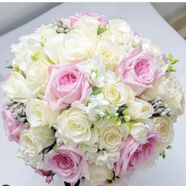White Promise, wedding flowers by Lovebug Florist Lagos