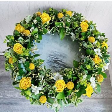 Quiet Garden, funeral flowers by Lovebug Florist Lagos