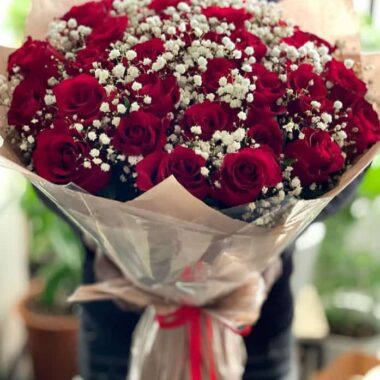 New Leaf, flower bouquet by Lovebug Florist Lagos