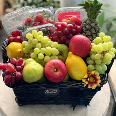 Orchard Crate, fruit basket by Lovebug Florist Lagos