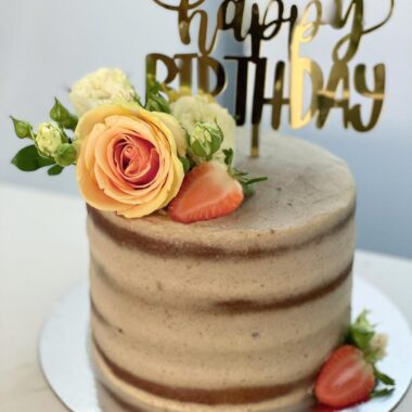 Berry Bliss, plant based cake by Lovebug Florist Lagos