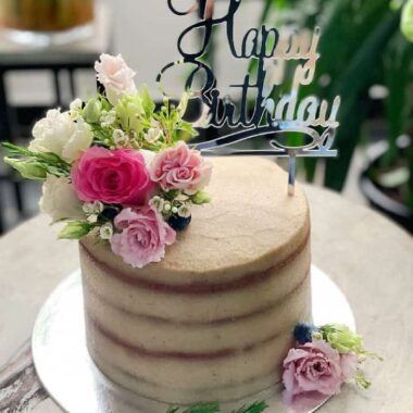 Sweet Haven Cake, plant based cake by Lovebug Florist Lagos