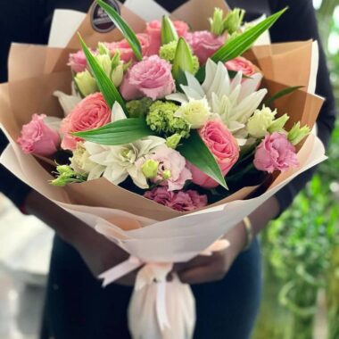 Velvet Fable, flower bouquet by Lovebug Florist Lagos