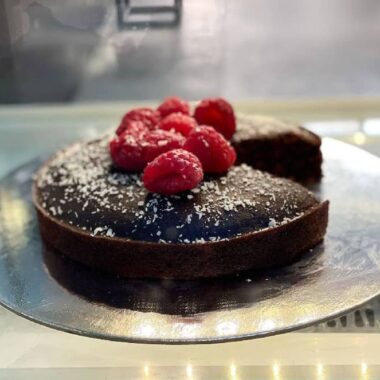 Fudge Fantasy, plant based cake by Lovebug Florist Lagos