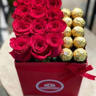 Sweet Love, Valentine flower bouquet by Lovebug Florist Lagos