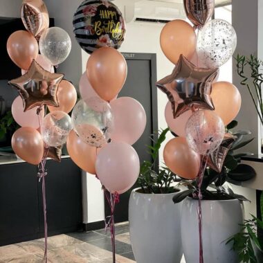 Grand Celebration Set, balloon display by Lovebug Florist Lagos