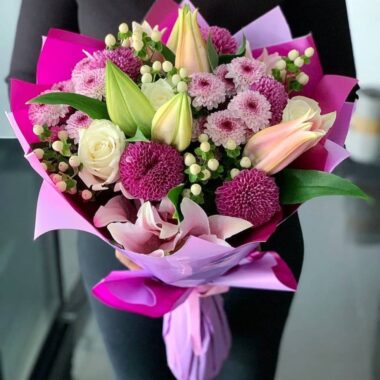 Two Hearts, flower bouquet by Lovebug Florist Lagos
