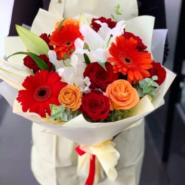Eternal Waltz, flower bouquet by Lovebug Florist Lagos