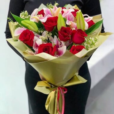 Forever Ours, flower bouquet by Lovebug Florist Lagos