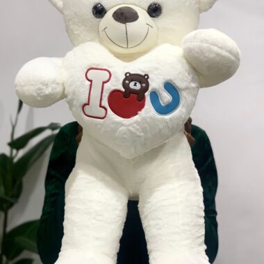Big Teddy 80cm, teddy bear gift by Lovebug Florist Lagos