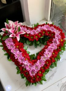 Remembrance wreath by Lovebug Florist